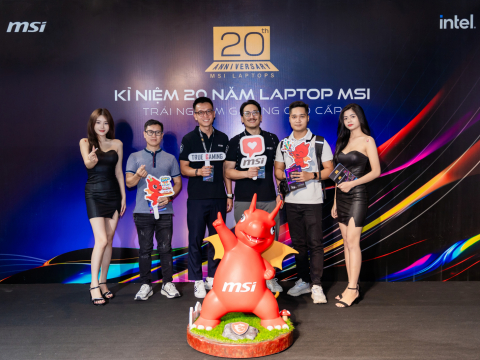 KỸ NIỆM 20 NĂM - LAPTOP MSI