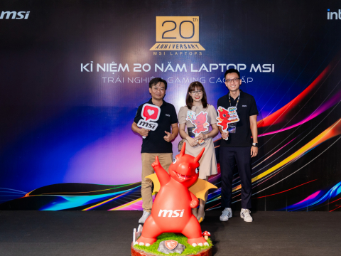 KỸ NIỆM 20 NĂM - LAPTOP MSI