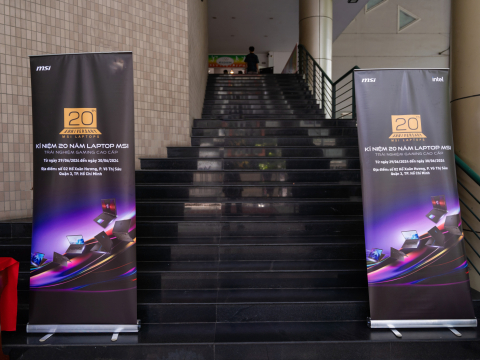 KỸ NIỆM 20 NĂM - LAPTOP MSI