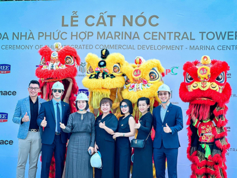 LỄ CẤT NÓC MARINA CENTRAL TOWER